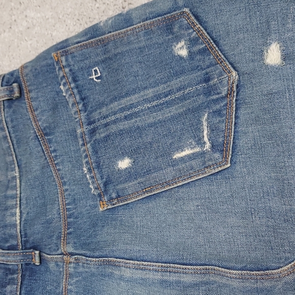 Rag & Bone | Denim Distressed Jean Skirt | size 28 - Picture 4 of 10